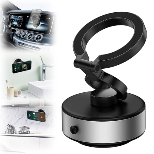 Magnetischer Telefonhalter, Auto Halterung Halter, 360°Rotation, N52 starker Magnet, Freisprecheinrichtung Handy Halter für iPhone, Android und Smartphones, Universal Auto Phone Halter Magnetischer Telefonhalter, Auto Halterung Halter, 360°Rotation, N52 starker Magnet, Freisprecheinrichtung Handy Halter für iPhone, Android und Smartphones, Universal Auto Phone Halter von Abnaok
