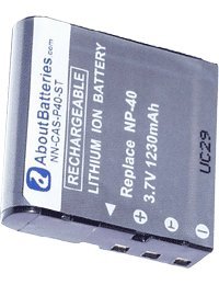 AboutBatteries Akku Typ VIDEOSHOT CA NP-40, 3.7V, 1230mAh, Li-Ionen AboutBatteries Akku Typ VIDEOSHOT CA NP-40, 3.7V, 1230mAh, Li-Ionen von AboutBatteries
