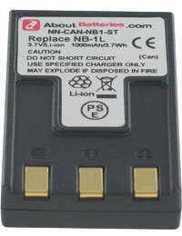 AboutBatteries Akku für Canon PC1026, 3.7V, 1000mAh, Li-Ionen AboutBatteries Akku für Canon PC1026, 3.7V, 1000mAh, Li-Ionen von AboutBatteries