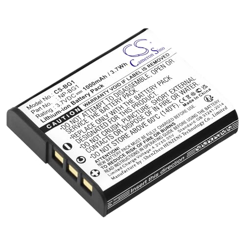 AboutBatteries Akku für Sony Cyber-Shot DSC-W270, 3.6V, 950mAh, Li-Ionen von AboutBatteries