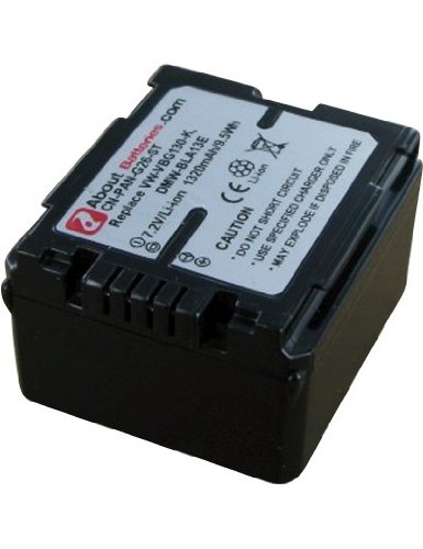 Akku Typ PANASONIC VW-VBG130E-K, 7.2V, 1320mAh, Li-Ionen Akku Typ PANASONIC VW-VBG130E-K, 7.2V, 1320mAh, Li-Ionen von AboutBatteries