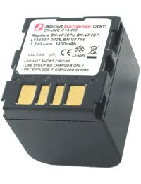 AboutBatteries Akku für JVC GZ-MG37E, Hohe Leistung, 7.2V, 1400mAh, Li-Ionen AboutBatteries Akku für JVC GZ-MG37E, Hohe Leistung, 7.2V, 1400mAh, Li-Ionen von AboutBatteries
