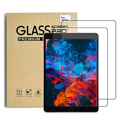 Abrity [2er-Pack] Displayschutzfolie für iPad 10,2 Zoll 9. / 8. / 7. Generation 2021 2020 2019, Displayschutzfolie aus gehärtetem Glas für iPad 7 / iPad 8 / iPad 9 von Abrity