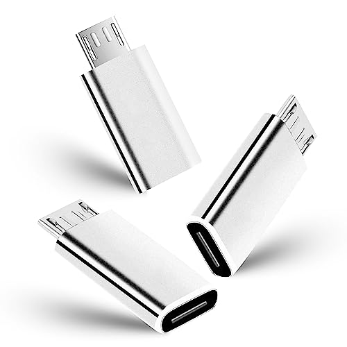 Abrity Adapter USB C auf USB Adapter Micro USB auf USB c, Dauerhafter USB Adapter, USB C Adapter für schnelle Datenübertragung und Ladevorgänge von Abrity