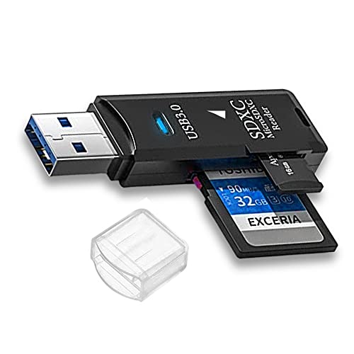 Neu SD Kartenleser USBC, Kartenlesegerät SD Adapter, SD Karten Adapter, Kartenlesegerät SD Karte USB C für Laptop, Externe Kartenlesegeräte Windows Android, Multifunktionskartenleser von Abrity