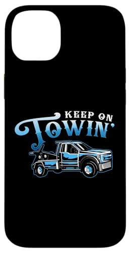 Keep On Towin Tow Truck Driver Hülle für iPhone 14 Plus von Abschleppdienst Abschleppfahrer Design