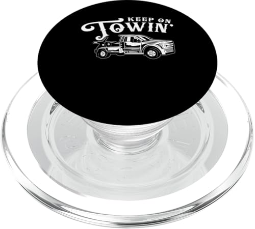 Keep On Towin Tow Truck Driver PopSockets PopGrip für MagSafe Keep On Towin Tow Truck Driver PopSockets PopGrip für MagSafe von Abschleppdienst Abschleppfahrer Design