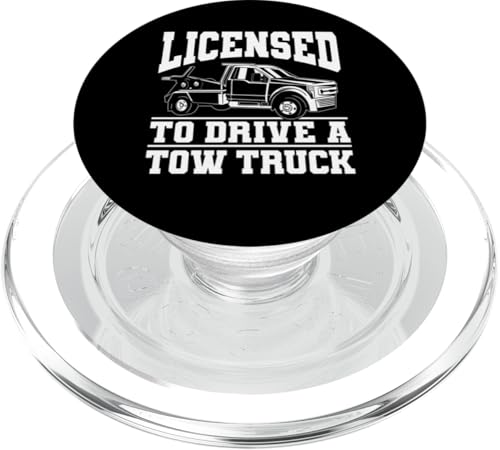 Licensed To Drive A Tow Truck Driver PopSockets PopGrip für MagSafe Licensed To Drive A Tow Truck Driver PopSockets PopGrip für MagSafe von Abschleppdienst Abschleppfahrer Design