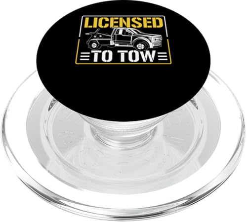 Licensed To Tow Tow Truck Driver PopSockets PopGrip für MagSafe Licensed To Tow Tow Truck Driver PopSockets PopGrip für MagSafe von Abschleppdienst Abschleppfahrer Design