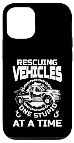 Rescuing Vehicles One Stupid At A Time Tow Truck Driver Hülle für iPhone 12/12 Pro Rescuing Vehicles One Stupid At A Time Tow Truck Driver Hülle für iPhone 12/12 Pro von Abschleppdienst Abschleppfahrer Design