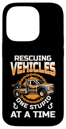 Rescuing Vehicles One Stupid At A Time Tow Truck Driver Hülle für iPhone 14 Pro Rescuing Vehicles One Stupid At A Time Tow Truck Driver Hülle für iPhone 14 Pro von Abschleppdienst Abschleppfahrer Design