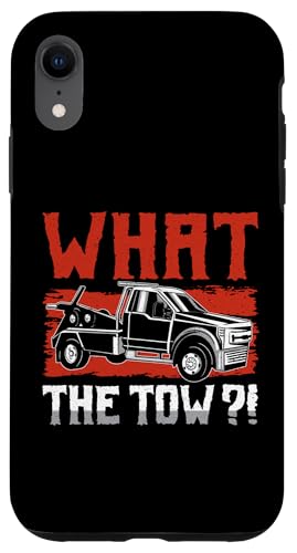 What The Tow?! Tow Truck Driver Hülle für iPhone XR What The Tow?! Tow Truck Driver Hülle für iPhone XR von Abschleppdienst Abschleppfahrer Design
