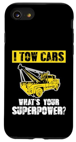 I Tow Cars Whats Your Superpower? Tow Truck Driver Hülle für iPhone SE (2020) / 7 / 8 von Abschleppdienst Abschleppfahrer Designs