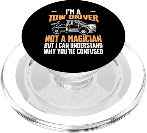 Im A Tow Truck Driver Not A Magician PopSockets PopGrip für MagSafe Im A Tow Truck Driver Not A Magician PopSockets PopGrip für MagSafe von Abschleppdienst Abschleppfahrer Designs