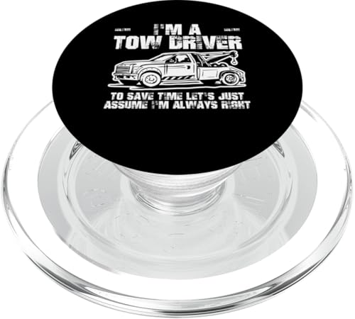 Im A Tow Truck Driver To Save Time PopSockets PopGrip für MagSafe Im A Tow Truck Driver To Save Time PopSockets PopGrip für MagSafe von Abschleppdienst Abschleppfahrer Designs