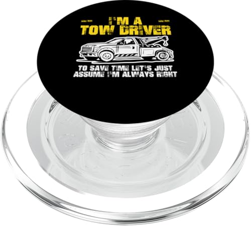 Im A Tow Truck Driver To Save Time PopSockets PopGrip für MagSafe Im A Tow Truck Driver To Save Time PopSockets PopGrip für MagSafe von Abschleppdienst Abschleppfahrer Designs
