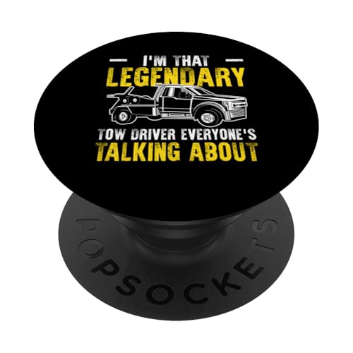 Im That Legendary Tow Truck Driver PopSockets Klebender PopGrip Im That Legendary Tow Truck Driver PopSockets Klebender PopGrip von Abschleppdienst Abschleppfahrer Designs