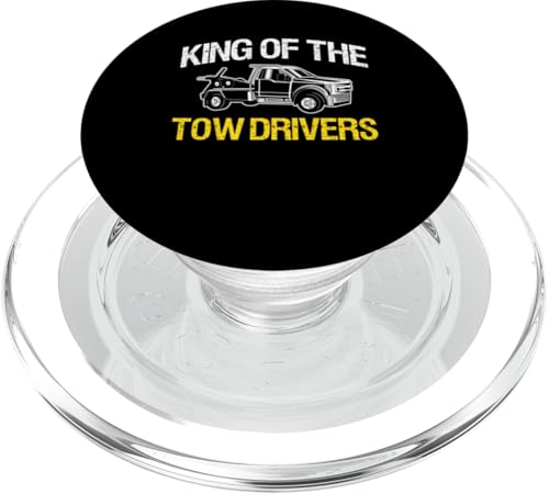 King Of The Tow Truck Driver PopSockets PopGrip für MagSafe King Of The Tow Truck Driver PopSockets PopGrip für MagSafe von Abschleppdienst Abschleppfahrer Designs