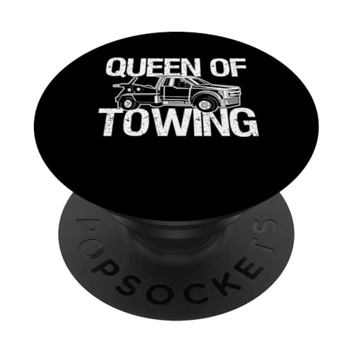 Queen Of Towing Tow Truck Driver PopSockets Klebender PopGrip Queen Of Towing Tow Truck Driver PopSockets Klebender PopGrip von Abschleppdienst Abschleppfahrer Designs