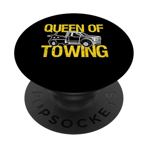 Queen Of Towing Tow Truck Driver PopSockets Klebender PopGrip Queen Of Towing Tow Truck Driver PopSockets Klebender PopGrip von Abschleppdienst Abschleppfahrer Designs