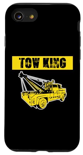 Tow King Tow Truck Driver Hülle für iPhone SE (2020) / 7 / 8 von Abschleppdienst Abschleppfahrer Designs