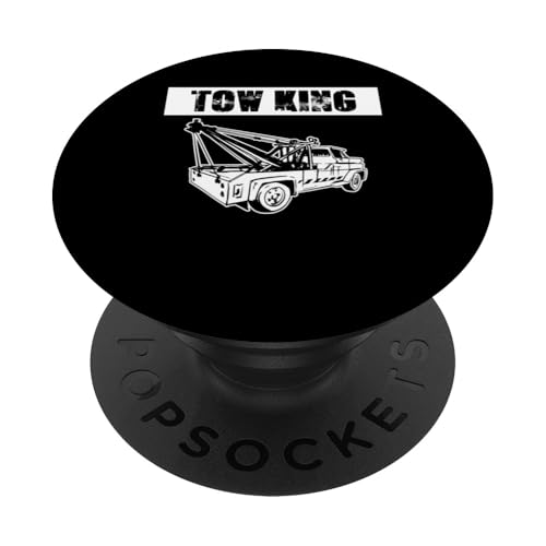 Tow King Tow Truck Driver PopSockets Klebender PopGrip Tow King Tow Truck Driver PopSockets Klebender PopGrip von Abschleppdienst Abschleppfahrer Designs