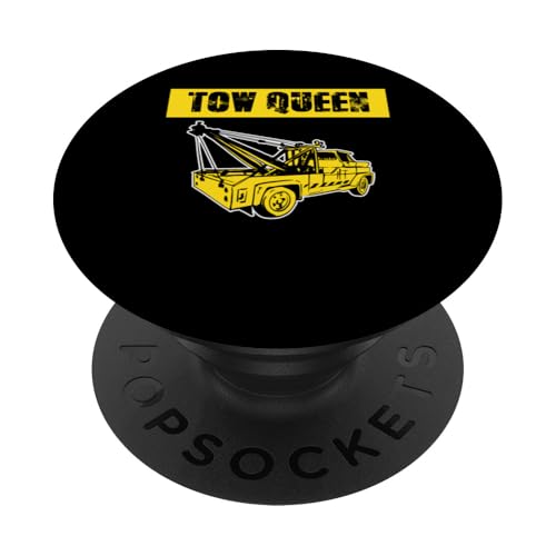 Tow Queen Tow Truck Driver PopSockets Klebender PopGrip Tow Queen Tow Truck Driver PopSockets Klebender PopGrip von Abschleppdienst Abschleppfahrer Designs