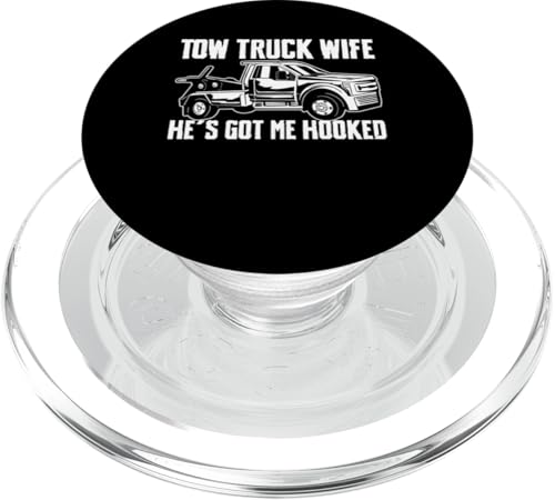 Tow Truck Wife Hes Got Me Hooked Tow Truck Driver PopSockets PopGrip für MagSafe Tow Truck Wife Hes Got Me Hooked Tow Truck Driver PopSockets PopGrip für MagSafe von Abschleppdienst Abschleppfahrer Designs