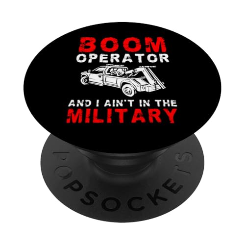 Boom Operator And I Aint In The Military Tow Truck Driver PopSockets Klebender PopGrip Boom Operator And I Aint In The Military Tow Truck Driver PopSockets Klebender PopGrip von Abschleppdienst Designs Abschleppfahrer Idee