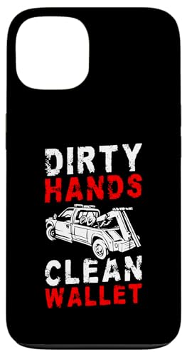 Dirty Hands Clean Wallet Tow Truck Driver Hülle für iPhone 13 Dirty Hands Clean Wallet Tow Truck Driver Hülle für iPhone 13 von Abschleppdienst Designs Abschleppfahrer Idee