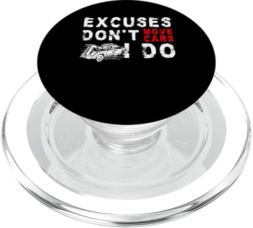 Excuses Dont Move Cars I Do Tow Truck Driver PopSockets PopGrip für MagSafe von Abschleppdienst Designs Abschleppfahrer Idee