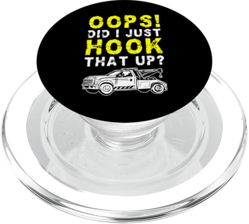 Oops! Did I Just Hook That Up? Tow Truck Driver PopSockets PopGrip für MagSafe Oops! Did I Just Hook That Up? Tow Truck Driver PopSockets PopGrip für MagSafe von Abschleppdienst Designs Abschleppfahrer Idee