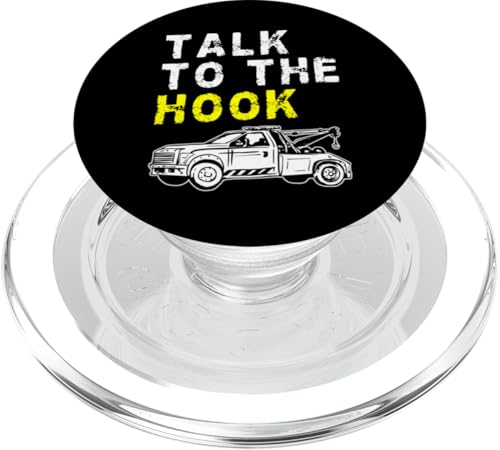 Talk To The Hook Tow Truck Driver PopSockets PopGrip für MagSafe von Abschleppdienst Designs Abschleppfahrer Idee
