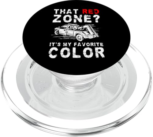 That Red Zone Its My Favorite Color Tow Truck Driver PopSockets PopGrip für MagSafe von Abschleppdienst Designs Abschleppfahrer Idee