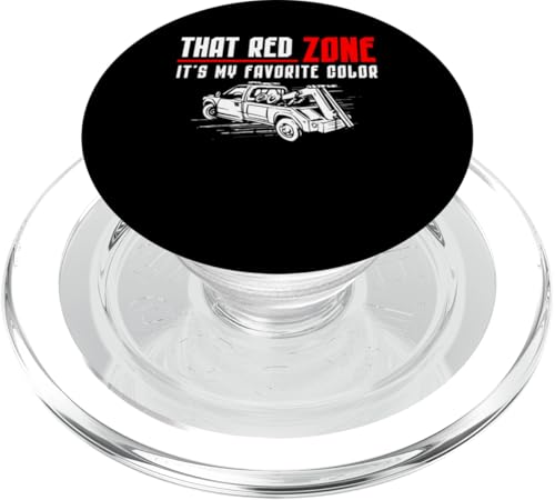 That Red Zone Its My Favorite Color Tow Truck Driver PopSockets PopGrip für MagSafe von Abschleppdienst Designs Abschleppfahrer Idee
