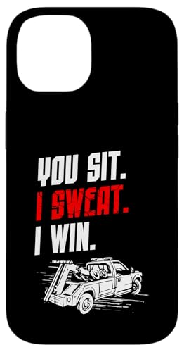 You Sit I Sweat I Win Tow Truck Driver Hülle für iPhone 14 You Sit I Sweat I Win Tow Truck Driver Hülle für iPhone 14 von Abschleppdienst Designs Abschleppfahrer Idee