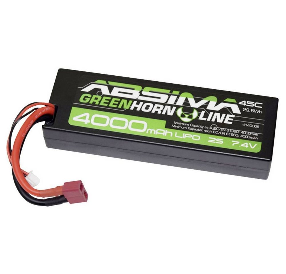 Absima 7.4 V 4000 mAh HardCase LiPo-Akku Akku von Absima