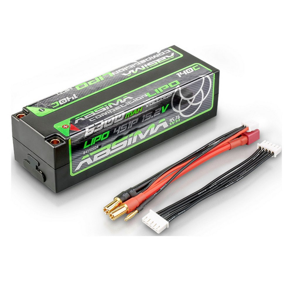 Absima Absima Modellbau-Akkupack (LiPo) 15.2 V 6300 mAh Zellen-Zahl: 4 140 C Akku 6300 mAh (15.20 V) von Absima