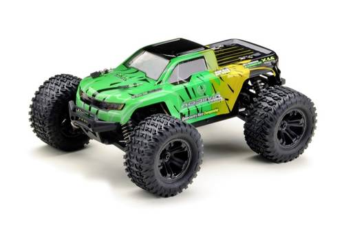 Absima MINI AMT Gelb, Grün Brushed 1:16 RC Modellauto Elektro Monstertruck RtR 2,4GHz von Absima