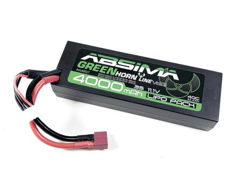 Absima Modellbau-Akkupack (LiPo) 11.1V 4000 mAh 40 C Hardcase T-Stecker von Absima