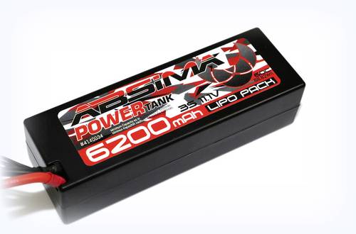 Absima Modellbau-Akkupack (LiPo) 11.1V 6200 mAh 60 C Hardcase XT90 von Absima