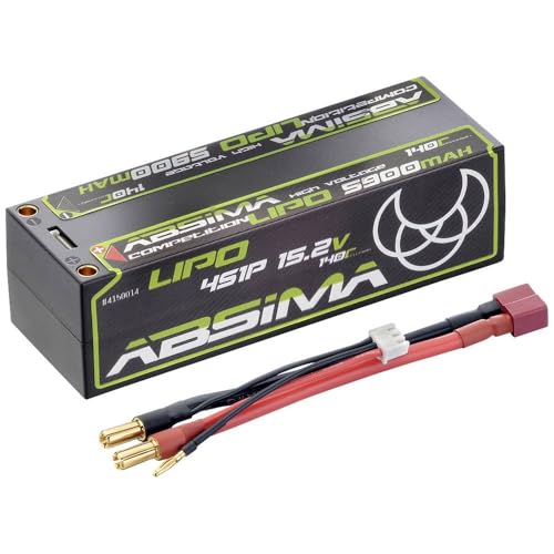 Absima Modellbau-Akkupack (LiPo) 15.2V 5900 mAh Zellen-Zahl: 6 140 C Hardcase 5 mm, T-Buchse von Absima