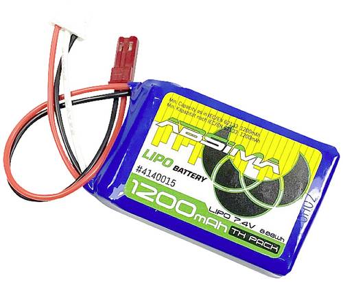 Absima Modellbau-Akkupack (LiPo) 7.4V 1200 mAh Zellen-Zahl: 2 Softcase BEC von Absima