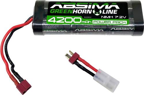 Absima Modellbau-Akkupack (NiMh) 7.2V 4200 mAh Zellen-Zahl: 6 Hardcase T-Buchse, Tamiya-Buchse von Absima
