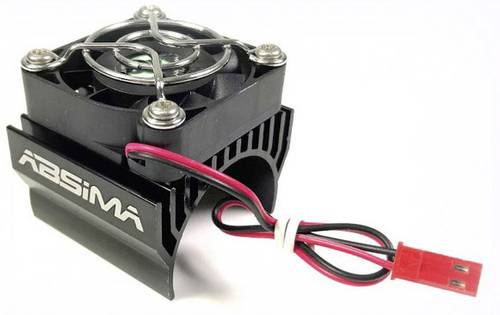 Absima Motor-Kühlkörper mit Ventilator 40mm Ventilatorposition: mittig sitzend Schwarz Absima Motor-Kühlkörper mit Ventilator 40mm Ventilatorposition: mittig sitzend Schwarz von Absima