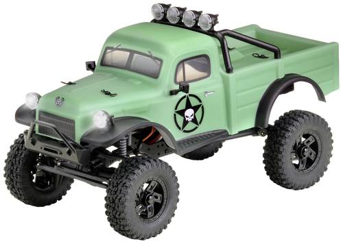 Absima Power Wagon V2 Brushed 1:18 RC Modellauto Elektro Crawler Allradantrieb (4WD) RtR 2,4GHz von Absima