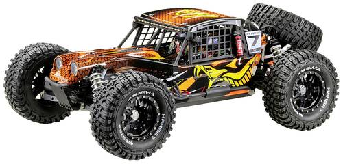 Absima Rock Racer MAMBA 7 Orange Brushless 1:7 RC Modellauto Elektro Buggy Allradantrieb (4WD) RtR 2 von Absima