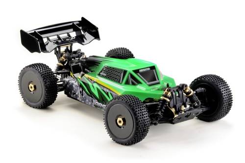 Absima STOKE V2 Grün, Schwarz Brushless 1:8 RC Modellauto Elektro Buggy Allradantrieb (4WD) RtR 2,4 von Absima