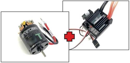 Absima Thrust B-Spec V2 19T 2100015V2 Windungen (Turns): 19 Automodell Brushed Antriebsset 1:10 von Absima