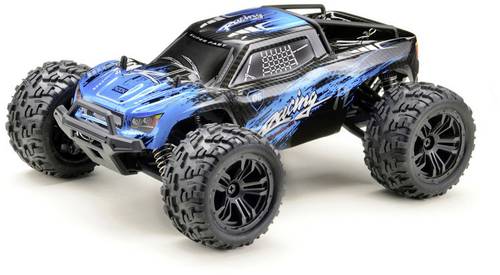 Absima Truck Racing Schwarz/Blau 1:14 RC Modellauto Elektro Monstertruck Allradantrieb (4WD) RtR 2,4 von Absima